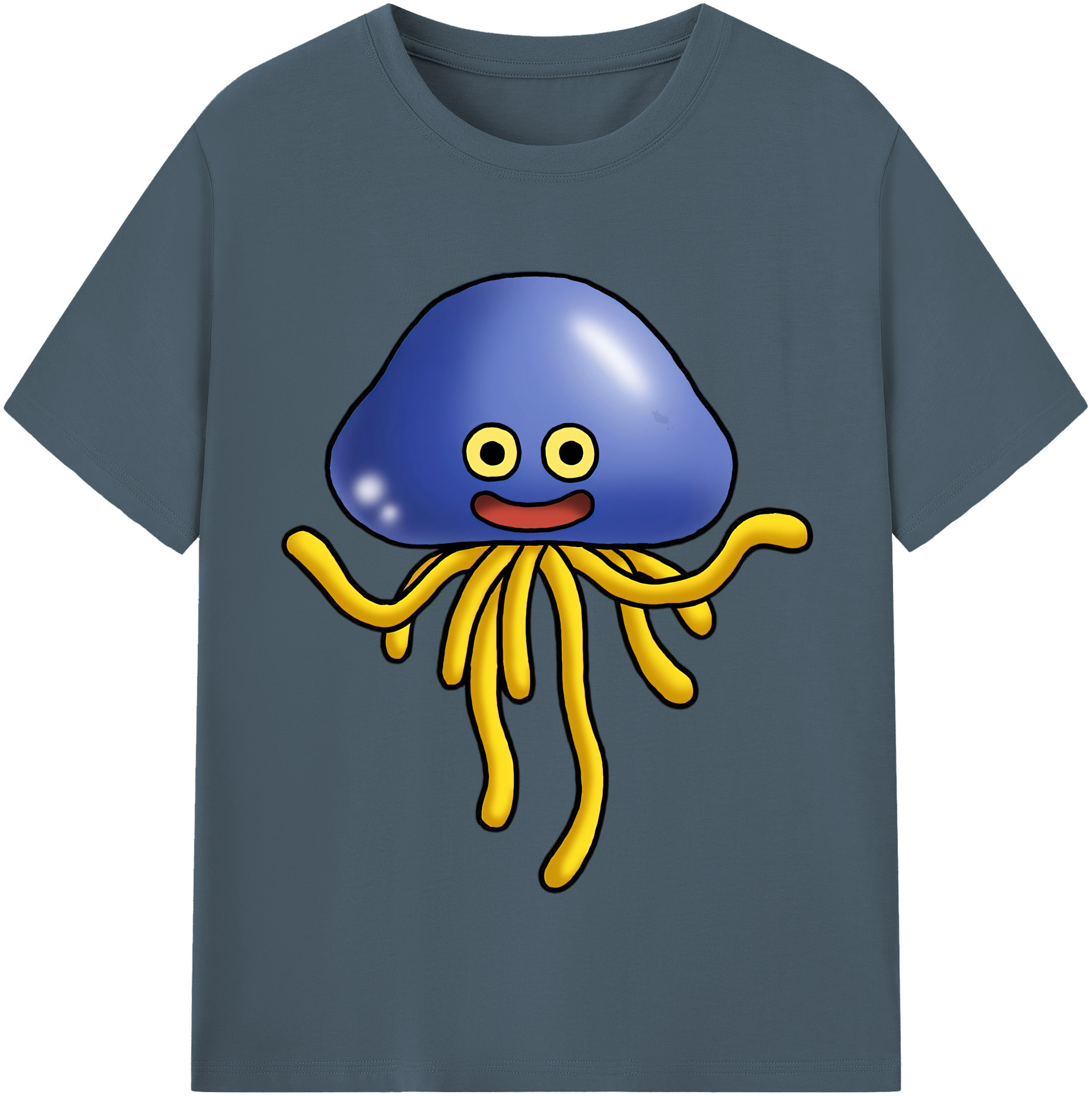 （画像用） ドラゴンクエスト Doragon Kuesuto Dragon Quest 綿100％半袖Tシャツ（フロントプリント）
